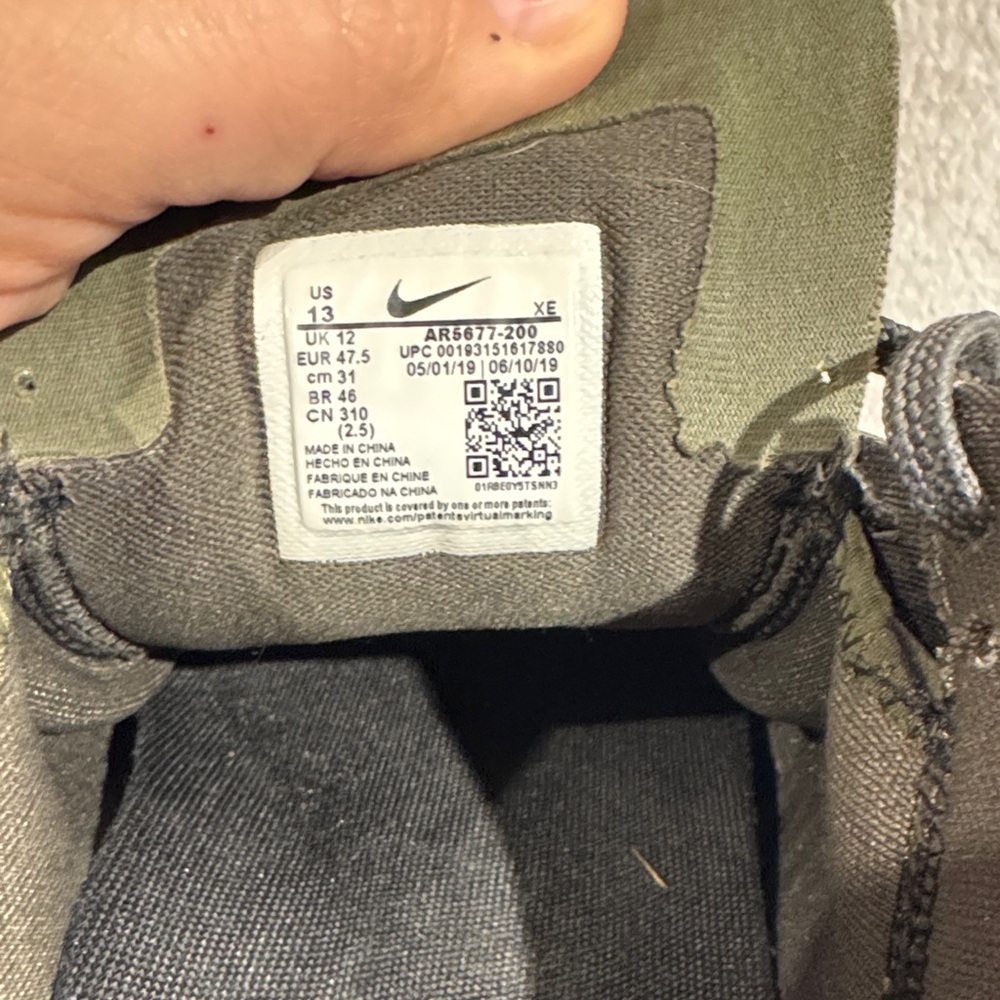 Nike Pegasus 36 Trail Shoes in Tan and Red - Picture 3 of 8